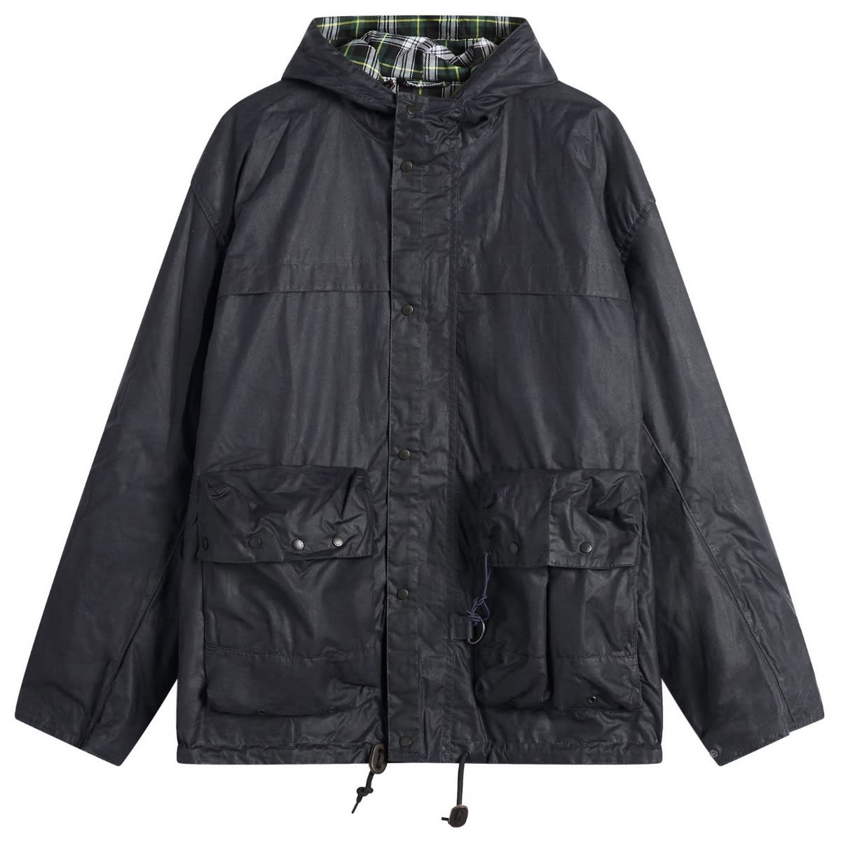 Парка Barbour Heritage+ Modified Durham Wax Jacket, Size Large Тъмно синьо | MWX2448NY71, 0