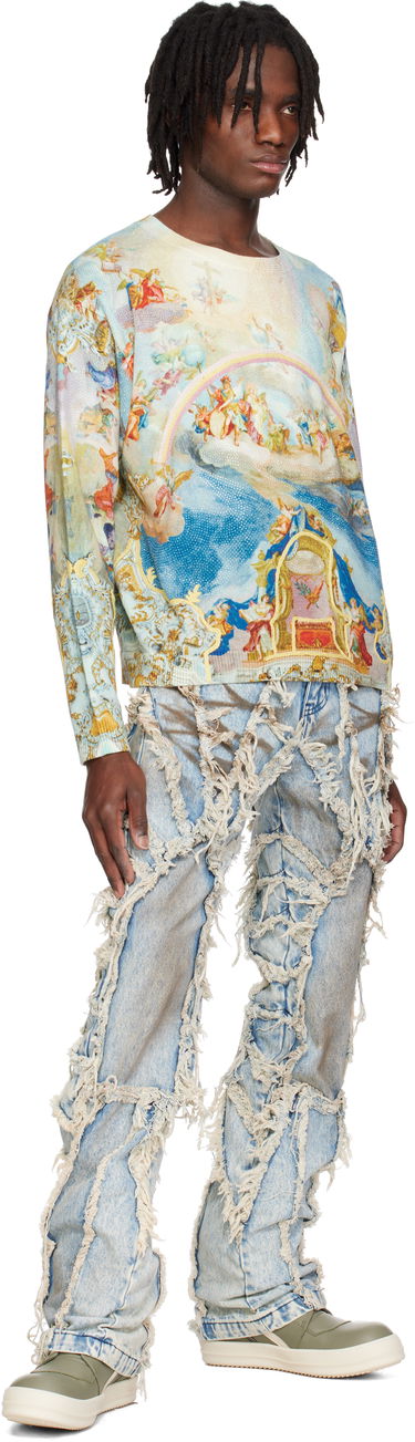 Пуловер Who Decides War Who Decides War Archaic Graphic Print Sweater Многоцветен | 1110050030SS25, 3