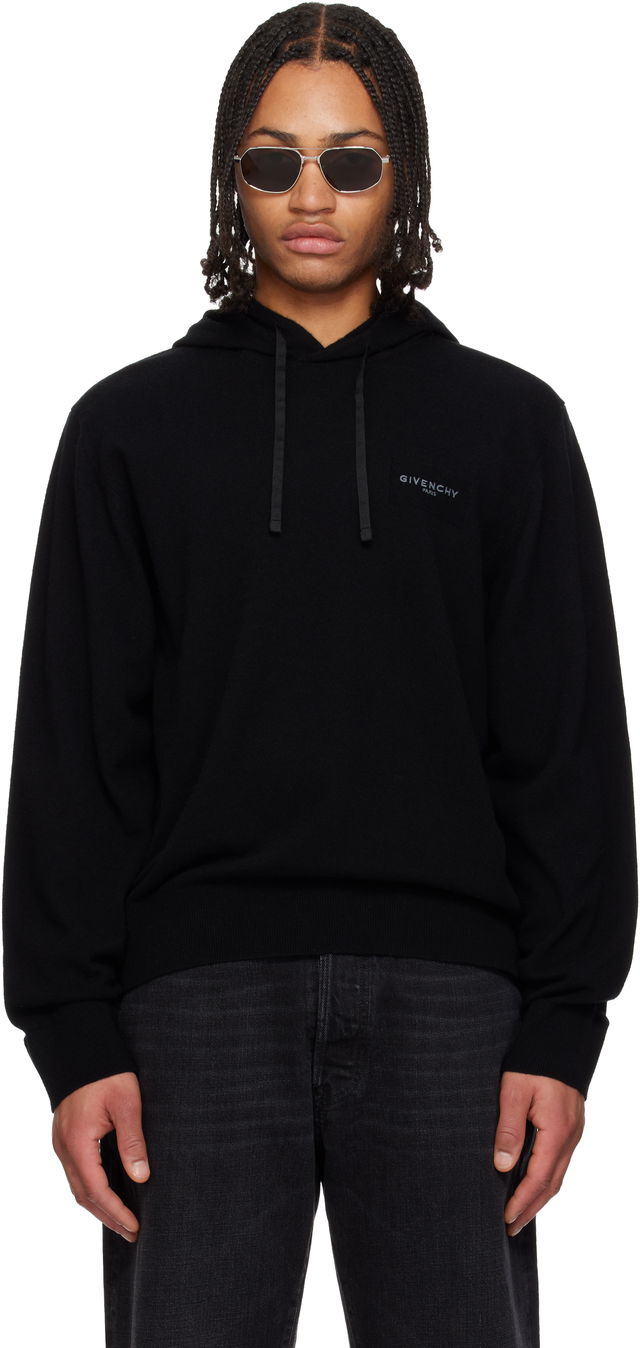 Wool & Cashmere Embroidered Hoodie