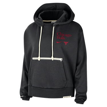 Суитчър Nike Dri-FIT NBA Chicago Bulls Standard Issue Hoodie Черно | FD8887-010, 0