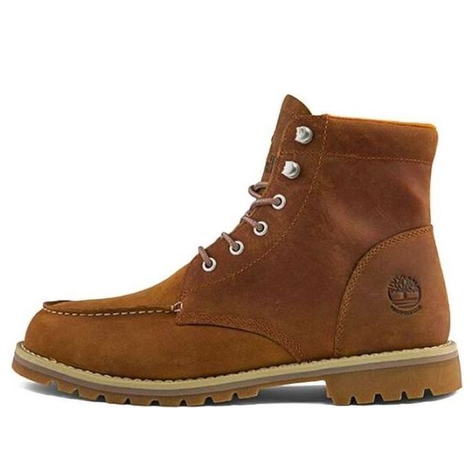Кецове и обувки Timberland Redwood Falls Waterproof Moc-Toe Wide-Fit Boots Кафяво | A2EDR