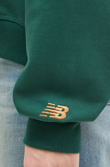 Суитчър New Balance Varsity Oversized Crewneck Sweatshirt Зелено | WT43553-NWG, 3