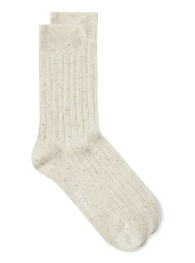 Bjarki Neps Sock Ecru