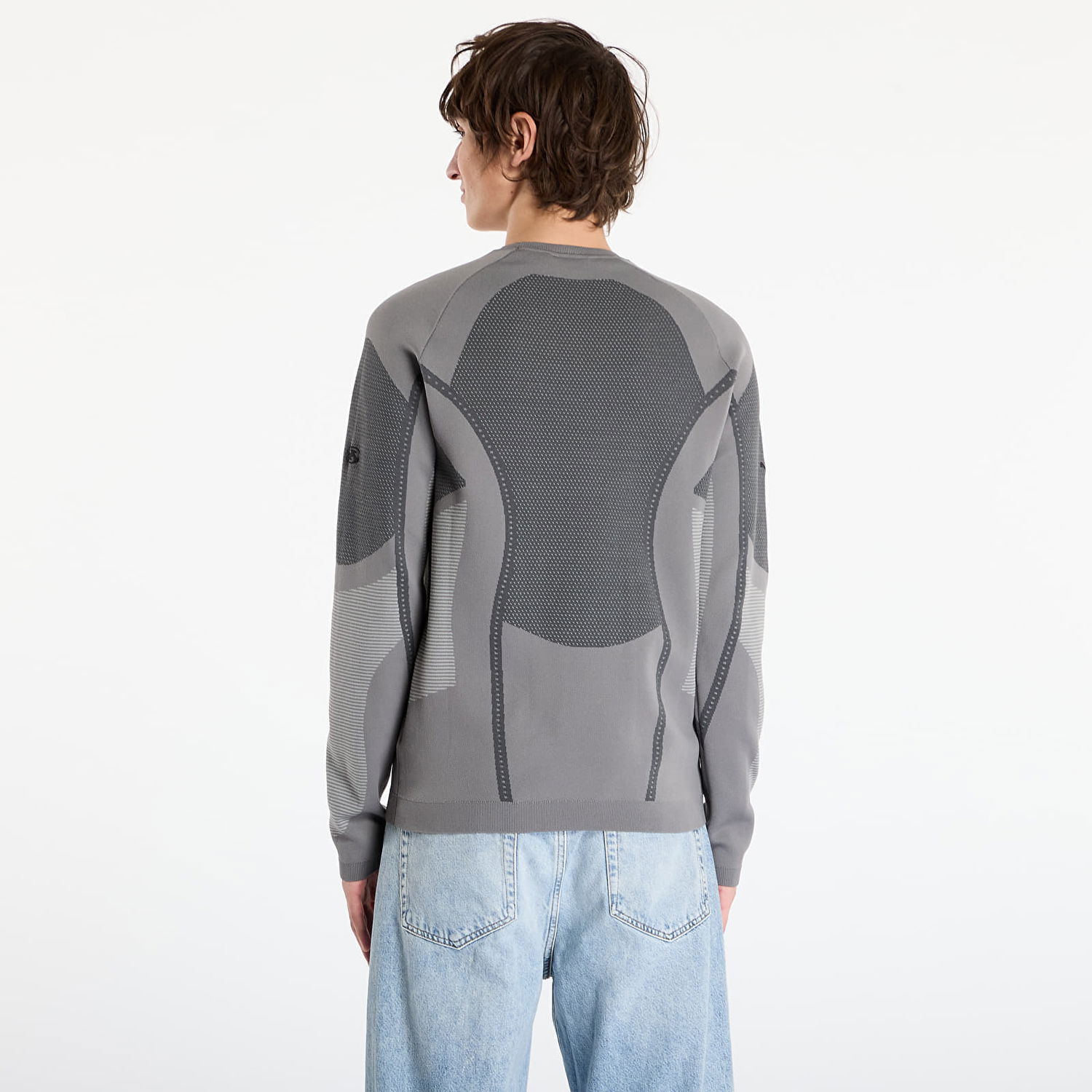 Пуловер Puma Puma x San San Gear Knit Long Sleeve Top Сиво | 63254908, 1