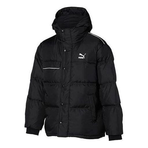 Пухо яке Puma Street Style Logo Down Jacket Черно | 929836-01