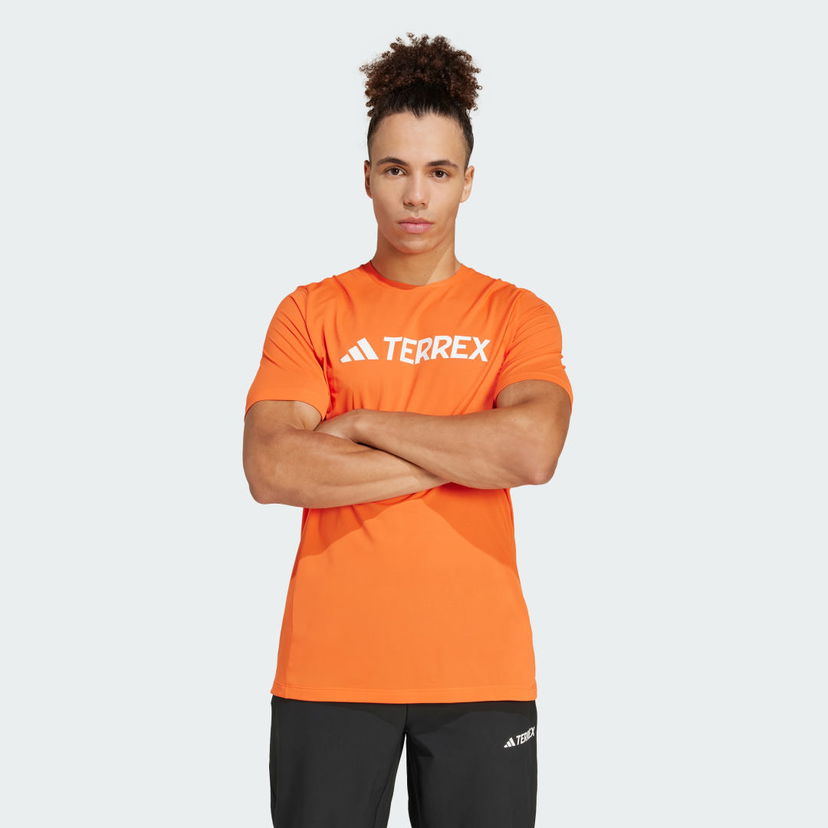 Тениска adidas Performance Terrex Multi Climacool Logo Tech T-Shirt Оранжево
 | JI9236