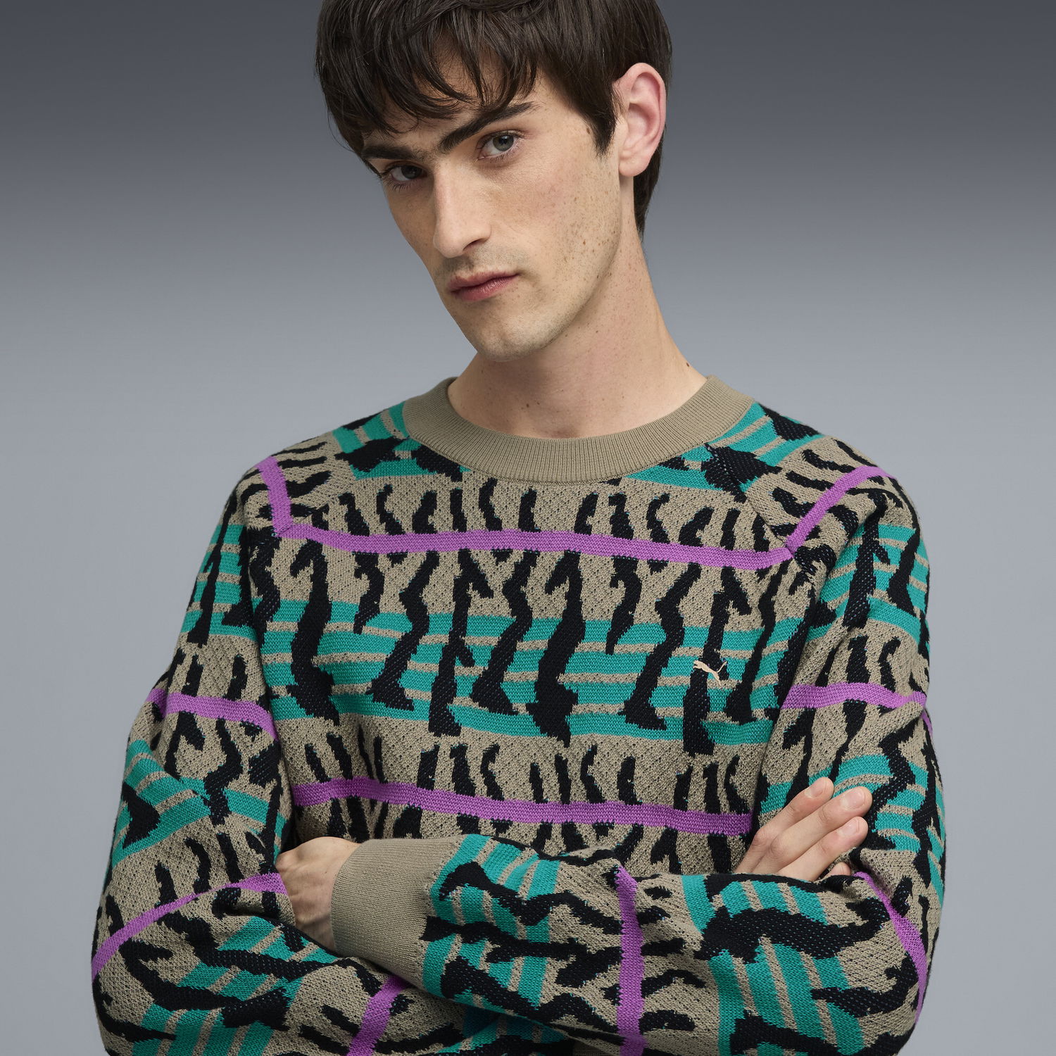 Пуловер Puma Special Items Knitted Sweater Многоцветен | 632499_55, 1
