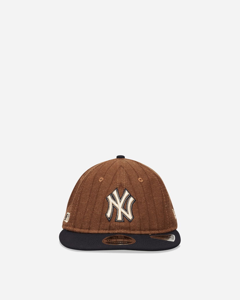 Шапка с козирка New Era New York Yankees Three Looms x MLB Wool Pinstripe 9FIFTY Cap Кафяво | IY70 410