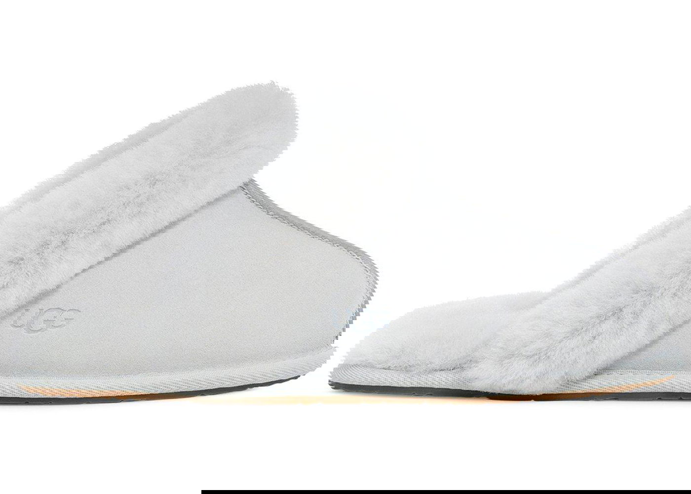 Кецове и обувки UGG Scuffette II Slipper "Glacier Grey" W Бяло | 1106872-GCGR, 0
