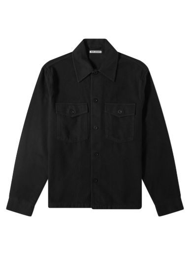 Яке OUR LEGACY Evening Overshirt Black Brushed Cotton Черно | M4201EBBC