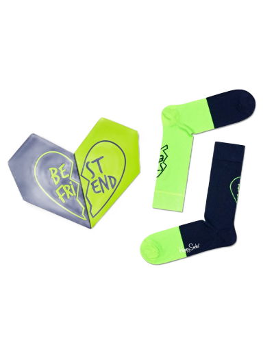 Чорапи Happy Socks 2-Pack Bestie Socks Gift Set Многоцветен | XBES02-6500