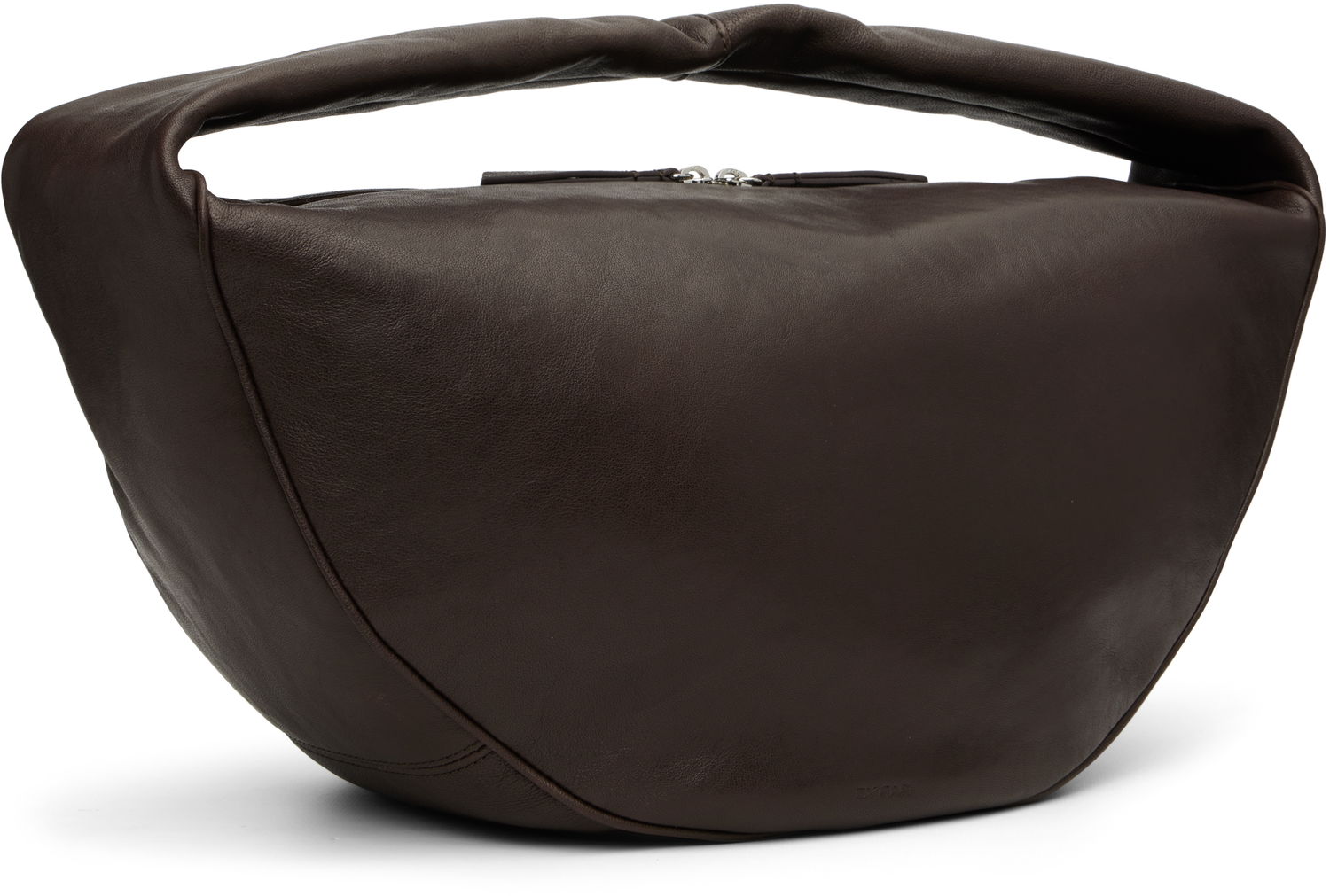 Чанта през рамо BY FAR BY FAR Maxi Cush Washed Leather Shoulder Bag Кафяво | MWBSB022LL034BR054PL, 1