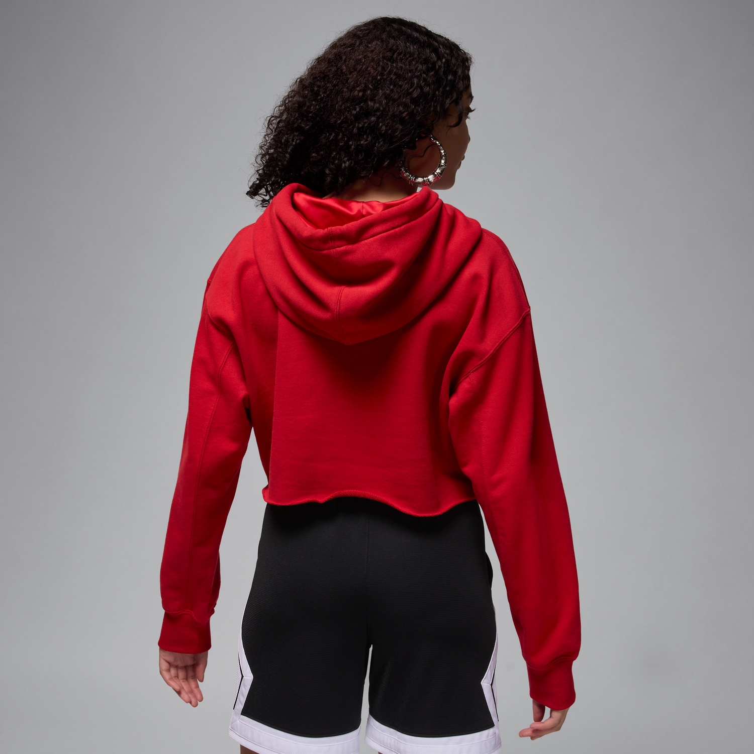 Суитчър Jordan Jordan Flight Fleece Cropped Hoodie Червено | HJ0145-636, 1