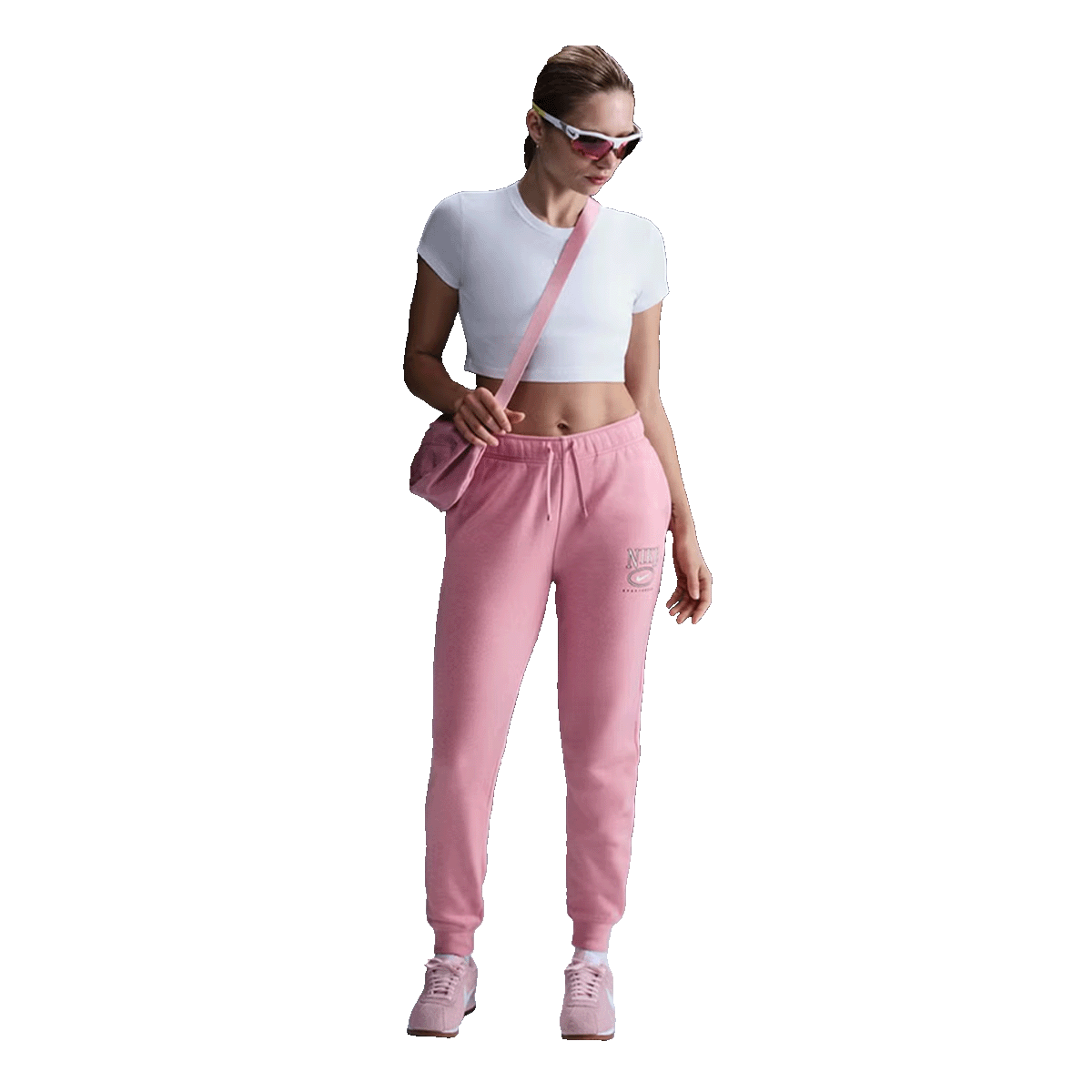 Спортни панталони Nike Club Fleece Graphic Standard Pants Розово | IB1988-699, 0