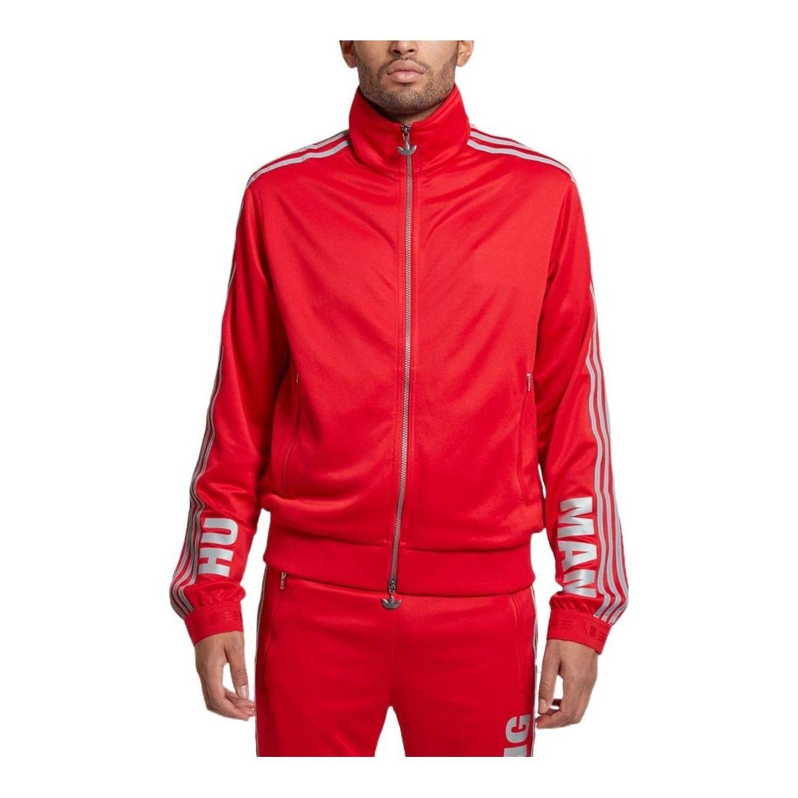 Комплект adidas Originals Pharrell Hu Race Track Jacket Червено | BK4291, 0