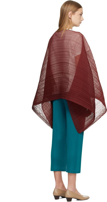 Тениски и потници Pleats Please Issey Miyake Madame-T October Pleated Poncho Top Многоцветен | PP59AD311, 2