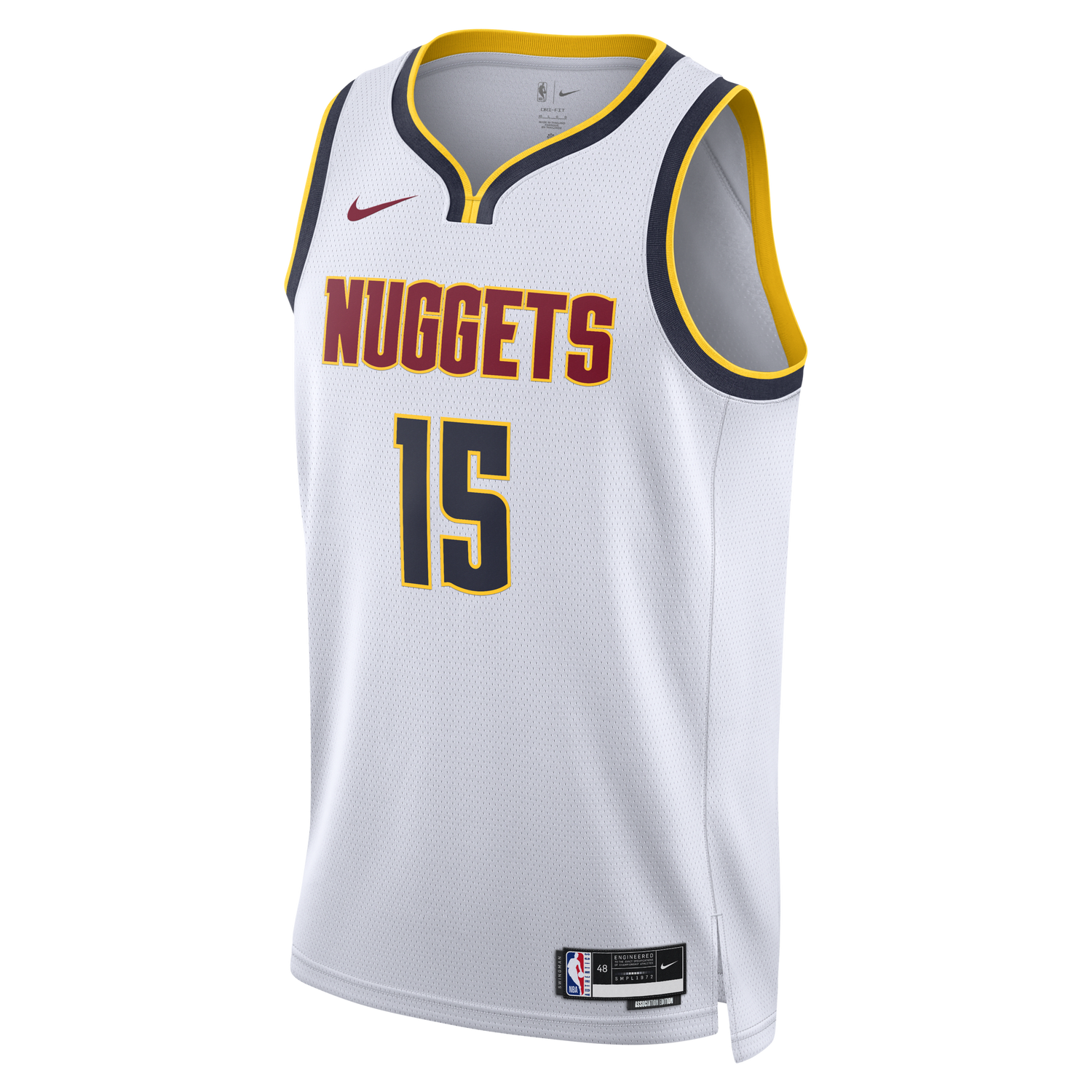 Фланелка Nike Dri-FIT NBA Swingman Denver Nuggets Association Edition 2022/23 Бяло | DN2075-100, 0
