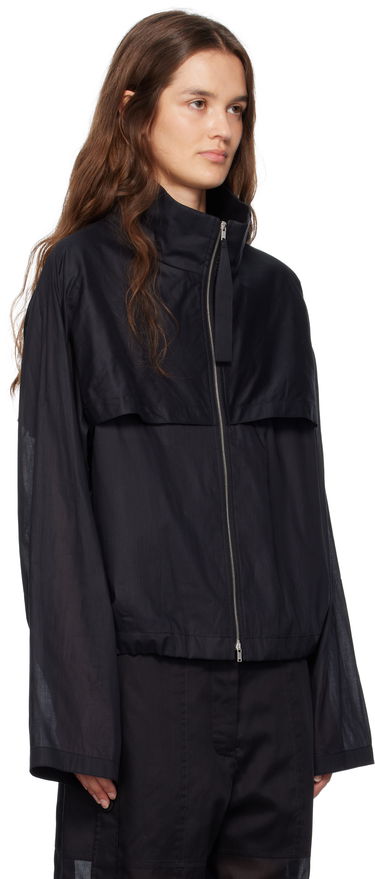 Яке Jil Sander Jil Sander Cotton Muslin Zip Up Jacket Черно | J01SW0009_J45014, 1