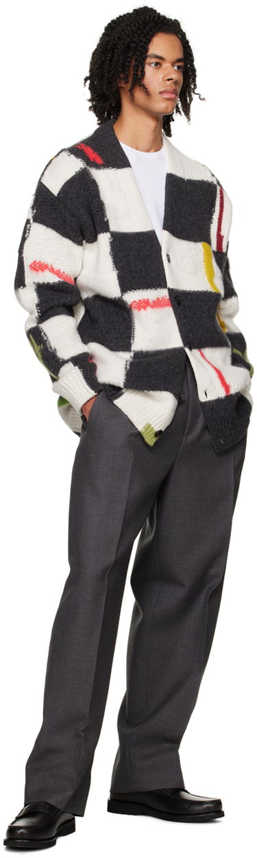Пуловер ZEGNA ZEGNA x The Elder Statesman Check Cardigan Многоцветен | TCW35A6-CRG, 3