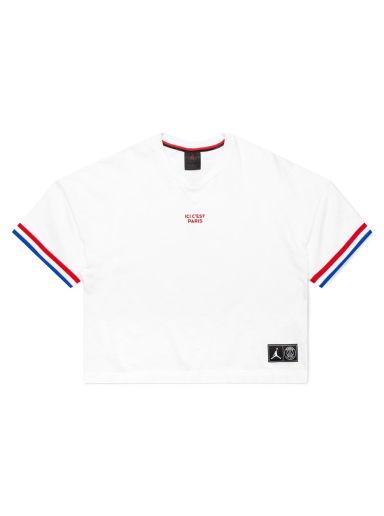 Съкратен топ Jordan PSG Top Бяло | CQ7157-100