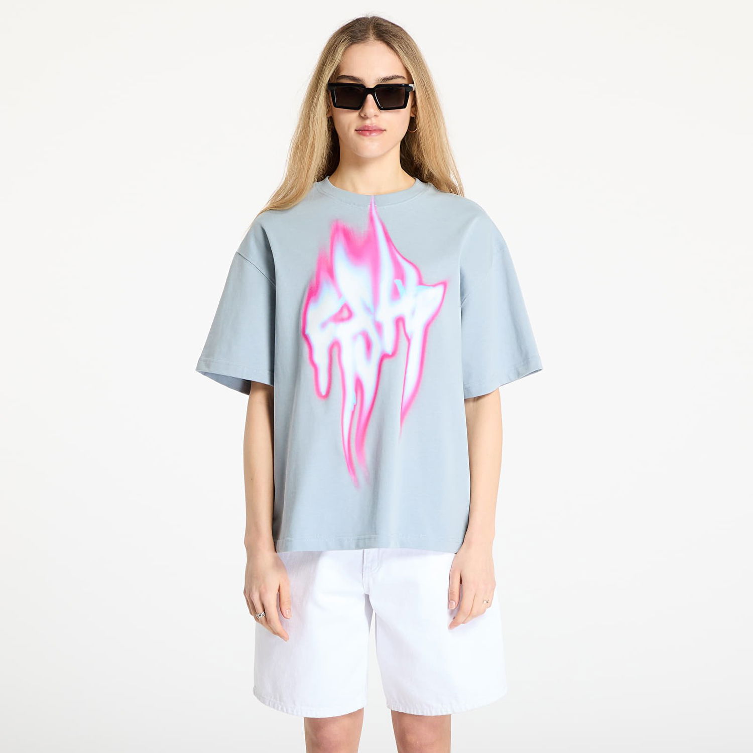 Тениска Footshop FTSHP Walking Art II T-Shirt Синьо | FTSHP_482, 0