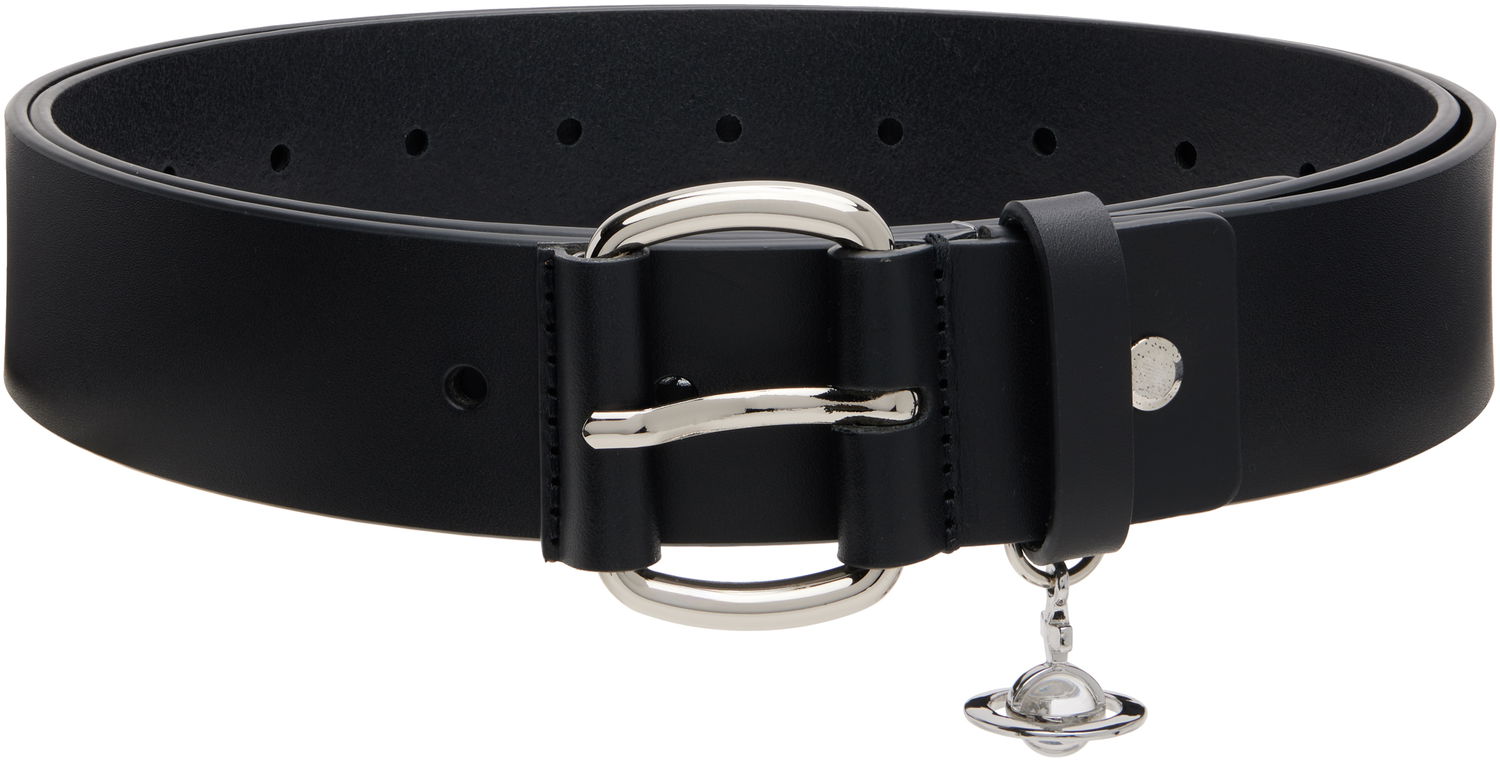 Колани Vivienne Westwood Vivienne Westwood Wide Alex Charm Belt Черно | 8201007KU-L00CH-, 0