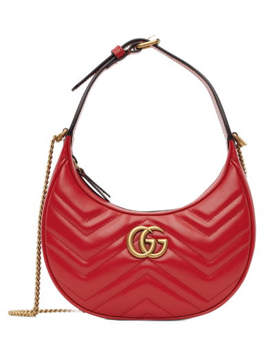 Чанта през рамо Gucci Mini GG Marmont Shoulder Bag Червено | 699514 DTDHT