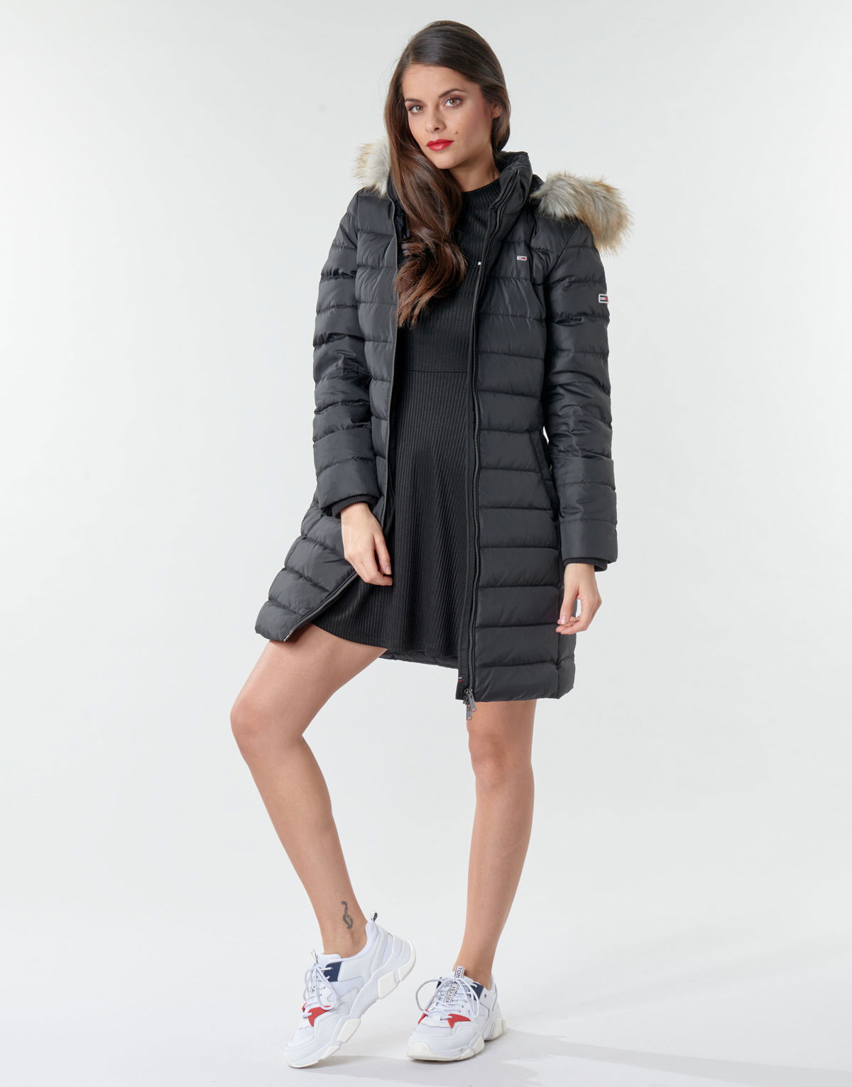 Палта Tommy Hilfiger ESSENTIAL HOODED DOWN COAT Черно | DW0DW09060-BDS, 1