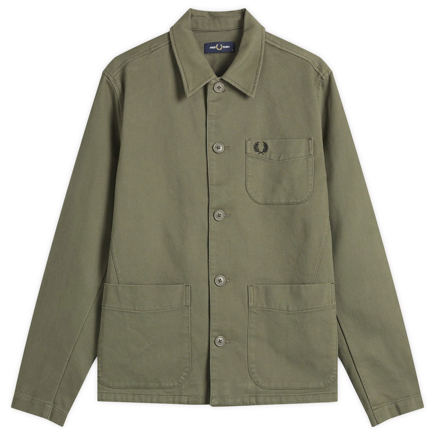 Риза Fred Perry Men's Bedford Corduroy Overshirt Зелено | M1701-X21, 1