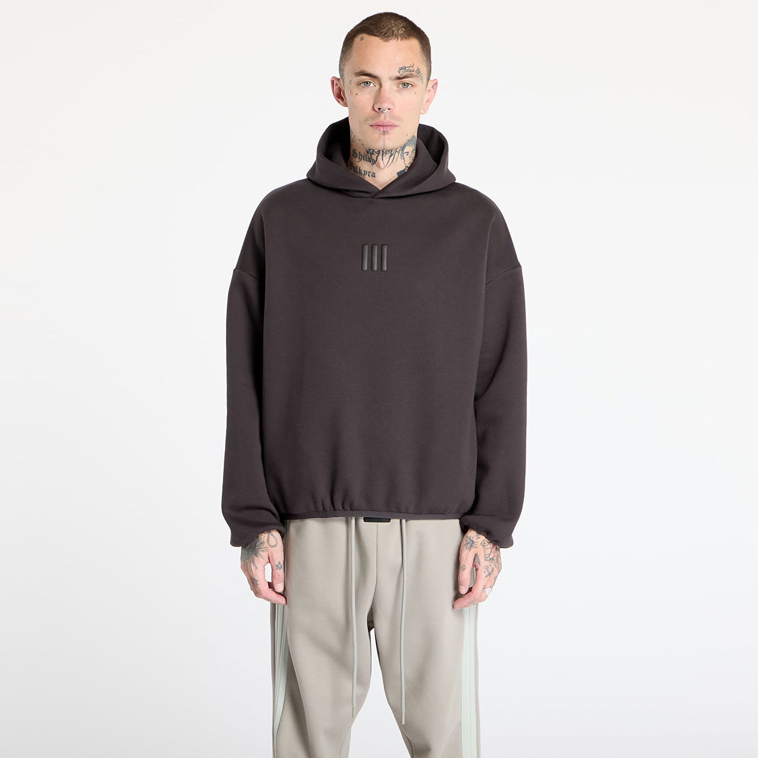 Суитчър adidas Originals adidas x Fear Of God Athletics Fleece Hoodie Кафяво | KA4571, 0