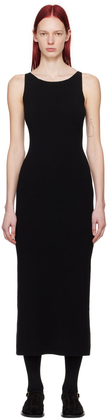 Pокля The Row Florio Maxi Dress Черно | 7847-Y691, 0