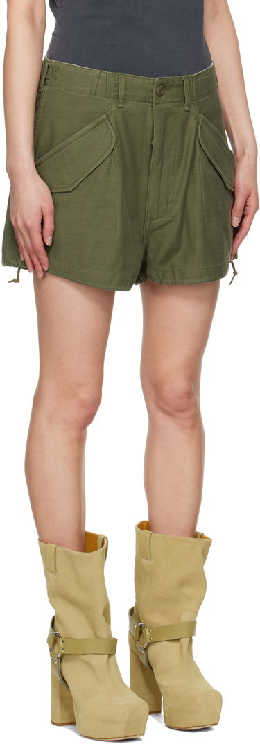 Къси панталони R13 R13 Loose Marianne Cargo Shorts Зелено | R13WD175-D311A, 1