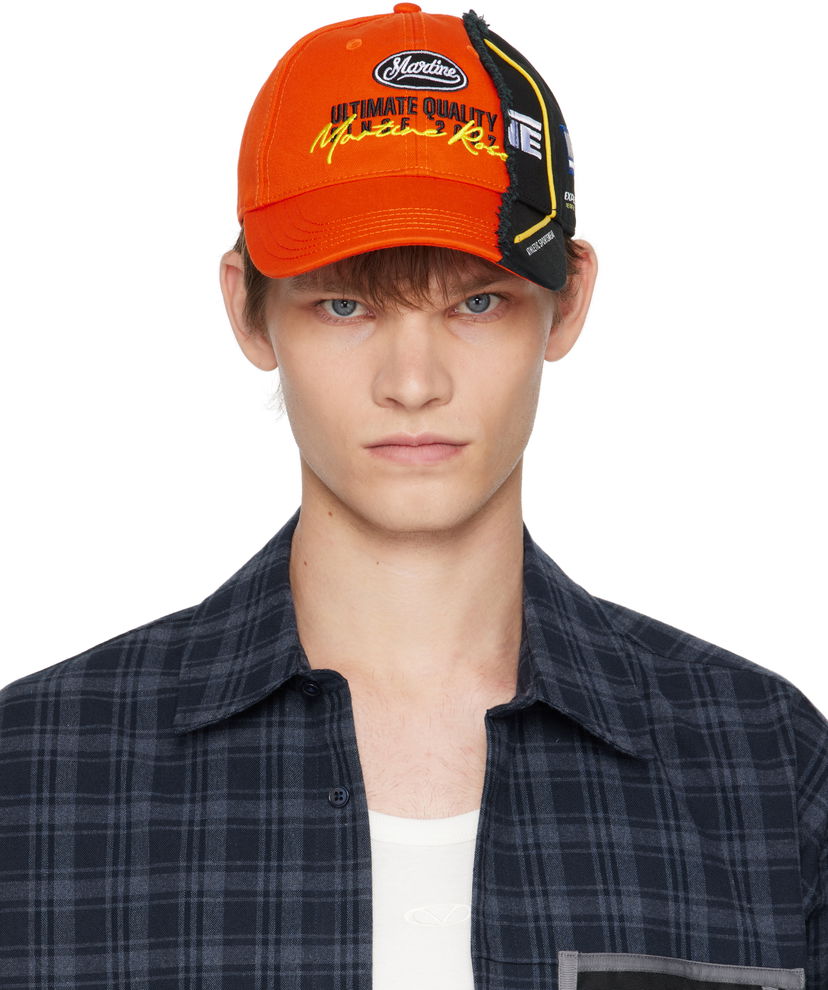 Шапка с козирка Martine Rose Martine Rose Collage Baseball Cap Оранжево
 | 1217WP13200