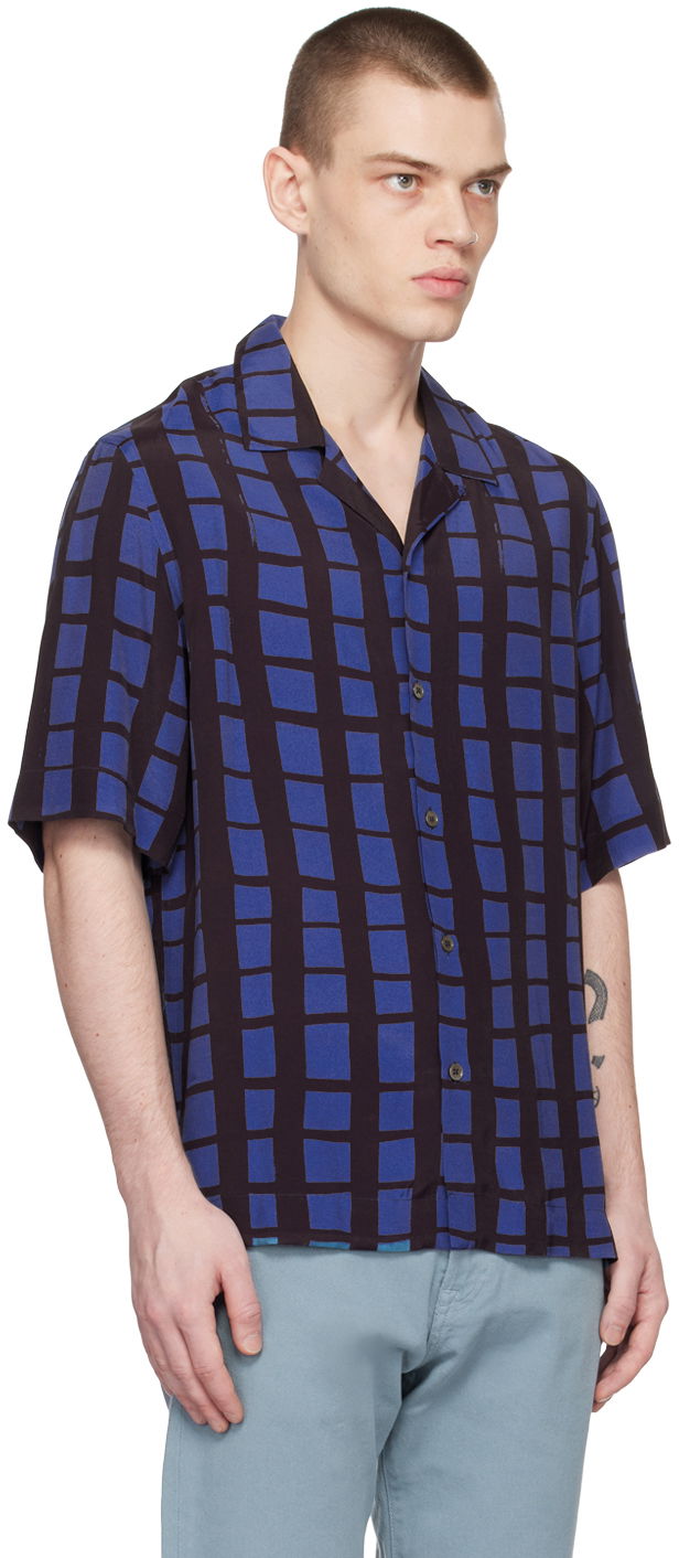 Риза Paul Smith Paul Smith Check Short Sleeve Shirt Синьо | M1R-905U-K01897-47, 1