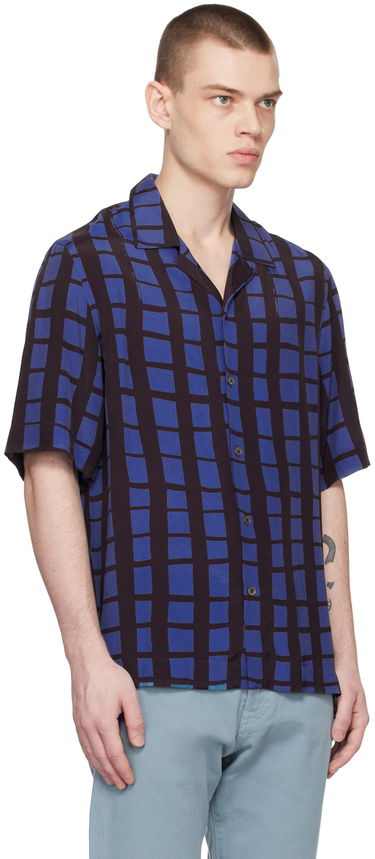 Риза Paul Smith Paul Smith Check Short Sleeve Shirt Синьо | M1R-905U-K01897-47, 1