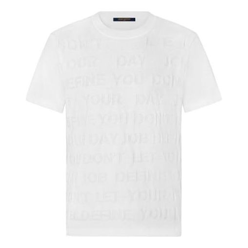 Тениска Louis Vuitton Alphabet Short Sleeve T-Shirt Бяло | 1A8WW9