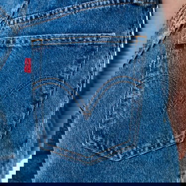 Къси панталони Levi's High Waisted Mom Short Тъмно синьо | A1965-0001, 3