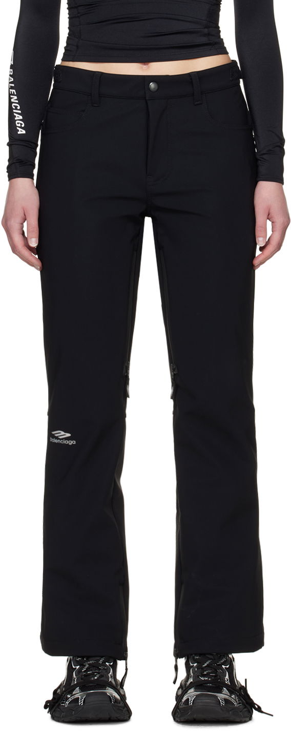 Панталони Balenciaga 3B Sports Icon Ski Trousers Черно | 774002 TPQ37