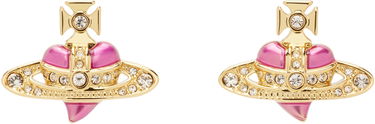 Обеци Vivienne Westwood Diamante Heart Orb Stud Earrings Металик | 6201033K-02R927-, 0