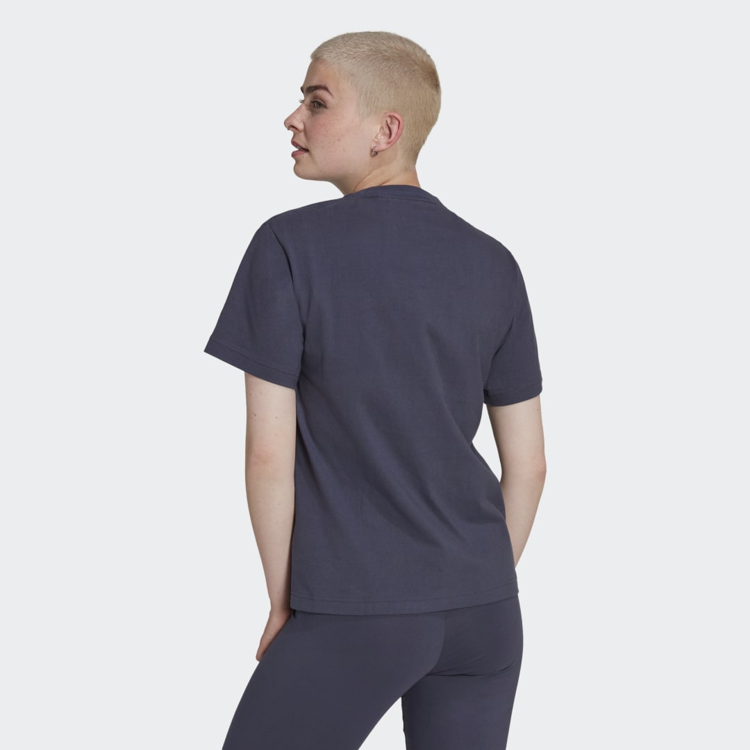 Тениска adidas Originals Embroidery Tee Тъмно синьо | IB5072, 1