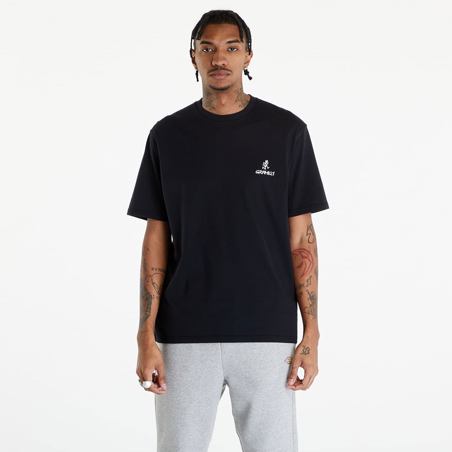 Тениска GRAMICCI One Point Logo Tee UNISEX Black Черно | G4SU-T096 BLACK, 0