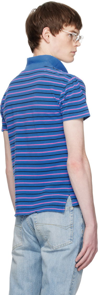 Поло тениска Balenciaga Balenciaga Laurel Classic Fitted Polo Синьо | 833244TSVF74326, 2