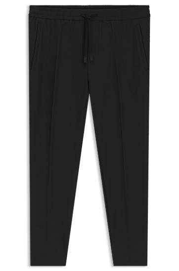 Water-Repellent Tapered-Fit Stretch Trousers