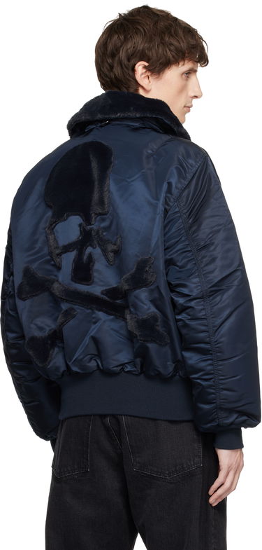 Яке бомбър Mastermind WORLD MASTERMIND WORLD Alpha Industries Edition Flight Reversible Bomber Jacket Синьо | MW25C15-BL105, 2