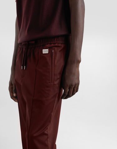 Спортни панталони Dolce & Gabbana Dolce & Gabbana Cotton Jogging Pants With Tag Бургунди | GYACETFUFNVM5039, 3