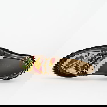 Кецове и обувки Filling Pieces Embroidered Loafer with Sherpa Trim and Gold Bit Черно | 112611303287130, 3