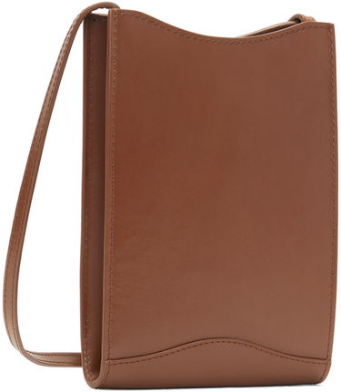 Чанта през рамо A.P.C. Jamie Neck Pouch Shoulder Bag Кафяво | PXBMW-F63412, 2