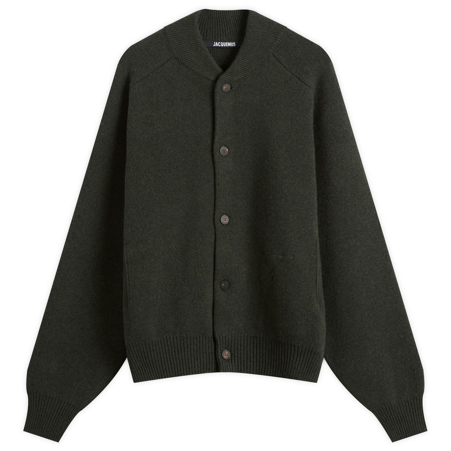 Пуловер Jacquemus Wool Cashmere Knitted Bomber Jacket Черно | 25HCDM00567AK00278-580, 1