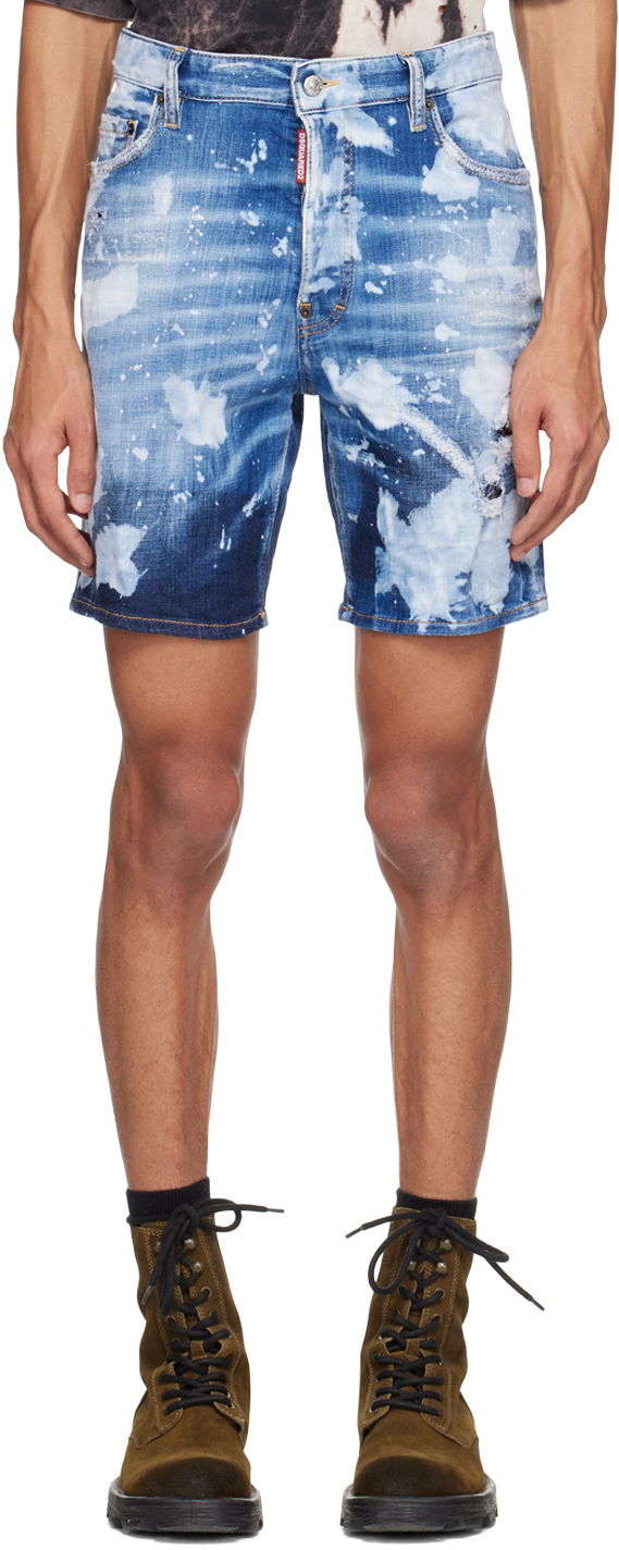 Къси панталони DSQUARED2 Dsquared2 Denim Shorts Синьо | S71MU0711_S30342, 0