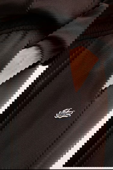 Спортни панталони Lacoste Lacoste Wide-Leg Lounge Pants Кафяво | XF5248, 3